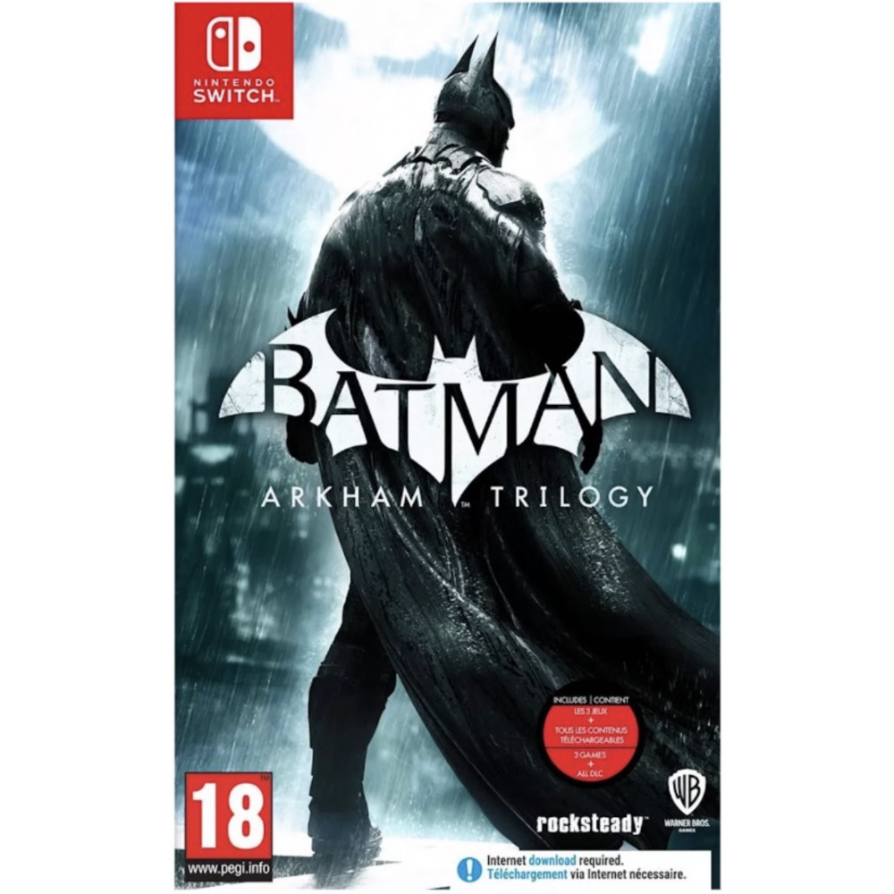 Batman: Arkham Trilogy [Nintendo Switch, Русская Версия]Б/У