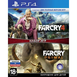 Комплект "Far Cry 4" + "Far Cry Primal" [PS4, русская версия] (Б/У)