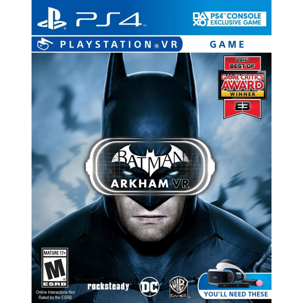 Batman: Arkham VR (только для VR) [PS4, английская версия] (Б/У)