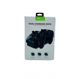 Зарядная станция Xbox Series S/X - Xbox One Dual Charging Dock+2 шт АКБ 1200 mAh с подсветкой GT
